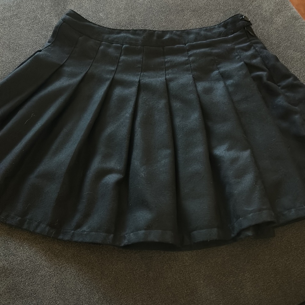 Forever 21 all Black school girl mini skirt.
